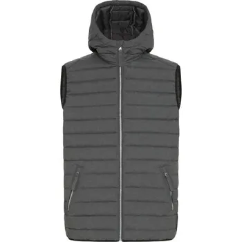 Pánská bunda Pánská vesta BLEND BHEDMAR S Tmavě šedá, Černá