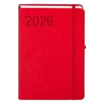 Diář Kalendarz 2026 A5 Formalizm czerwony DNS
