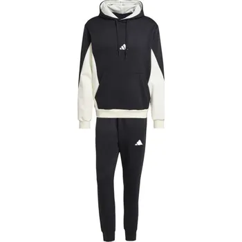 Pánská tepláková souprava adidas M FL CB HD TS 2XL Černá, Bílá