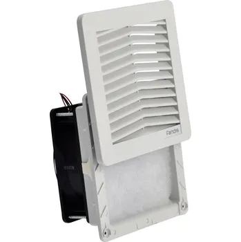 Průmyslový ventilátor ventilátor pro skříňové rozvaděče Fandis FF12D24UN (š x v x h) 150 x 150 x 65.3 mm, 1 ks