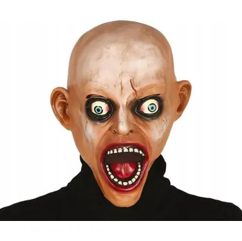 Karnevalová maska Maska na obličej Guirca GU2406 latexová zombie hnědá