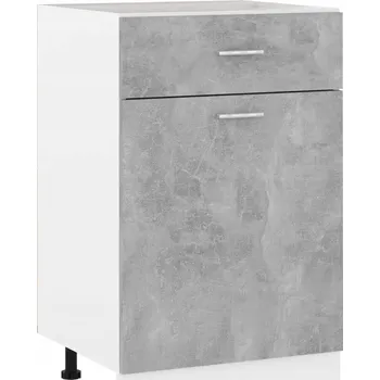 Kuchyňská skříňka Kuchyňská skříňka s zásuvkou 50x46x81,5 šedá betonu