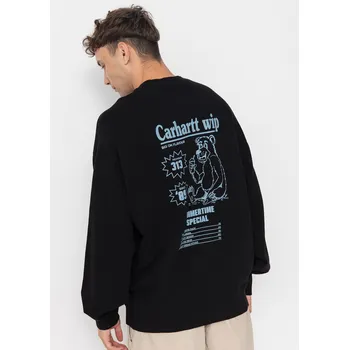 Pánská mikina Carhartt WIP Catalogue (black/bluebird) M, černá