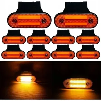 Přídavný světlomet Obrysové světlo LED oranžová 10 ks 10-30 V