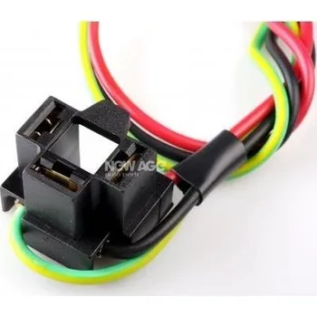 Autožárovka NEW AGE Zástrčka žárovky H-4 s kabelovým svazkem (1 sada)