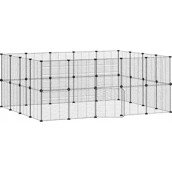 Obraz Klec pro zvířata - 35x35 cm, černá