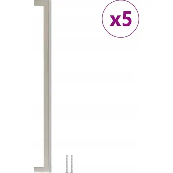 Nábytkové kování Nábytková úchytka nerezová ocel 332x12x35 mm stříbrná