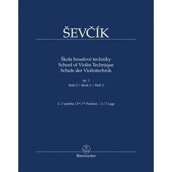 Umění Škola houslové techniky op. 1, sešit 2, 2.-7. poloha