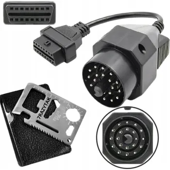 Autoelektronika DIAGNOSTICKÝ KABEL ADAPTÉR OBD 2 NA 20 PIN S NAPÁJENÍM PRO BMW E46 E39 E30