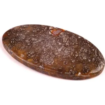 Přírodní kámen Kabošon Tree Marcasite č.5883 (59x30x5mm)