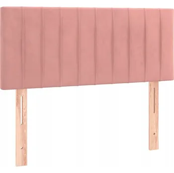 Čelo postele sametové růžové 90x78/88 cm
