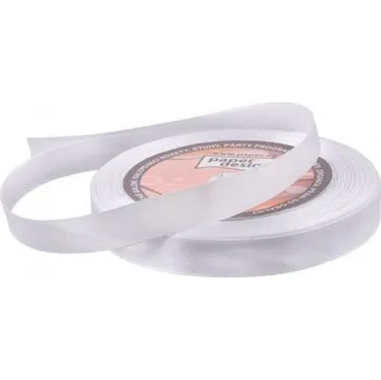 Stuha Stuha saténová 12mm/32m - bílá - 601120
