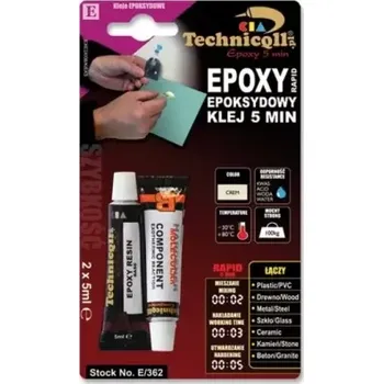 Průmyslové lepidlo TECHNICQLL EPOXY GLUIE 5 MIN - Epoxidové lepidlo do 5 minut 2x5ml