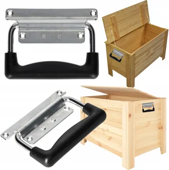 Obraz Úchyt úchyty pro bedny Heavy Duty 116x84x8mm PVC