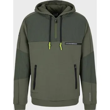 Pánská mikina Pánská Mikina EA7 TRAIN ATHLETIC MIX M HOODIE HZ COPL 3DPM18PJUXZ1846 – Zelená S