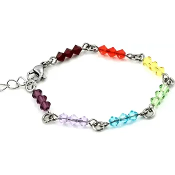 Náramek Dámský náramek Swarovski barevný