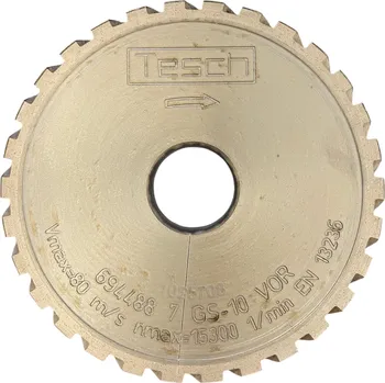 Brusný kotouč Diamantový brusný kotouč 1A1S D100 U12 X6 H22 - TESCH Velikost: 1A1S D100 U12 X4,5 H22 - TESCH