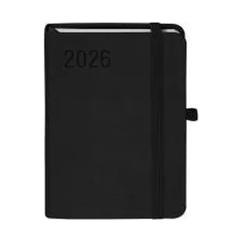 Diář Kalendarz 2026 A6 Rubi czarny TDW