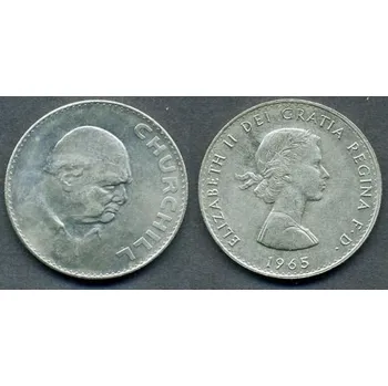 Velká Británie. 1 crown 1965. Winston Churchill.