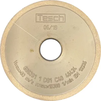 Brusný kotouč Diamantový brusný kotouč 1A1 D99 U10 X5 H22 - TESCH