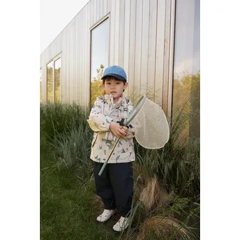 Chlapecká bunda Dětská souprava Liewood Pedia Rainwear Set LW19909 námořnická modř 59X, vel. 134
