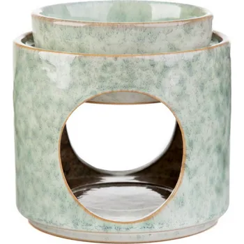 Lampička Aromalampička | SOLETO | keramická zelená | 9x9x10 cm | 888699