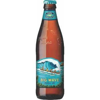Pivo KONA BIG WAVE GOLDEN ALE 10 0,355 l sklo -/4,4 % pivo (USA)