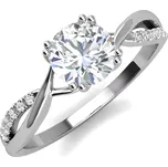 Royal Fashion stříbrný pozlacený prsten MR073 Velikost: 8 (EU: 57-58)