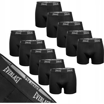 Boxerky EVERLAST pánské bavlněné boxerky 10 kusů vel. L černé