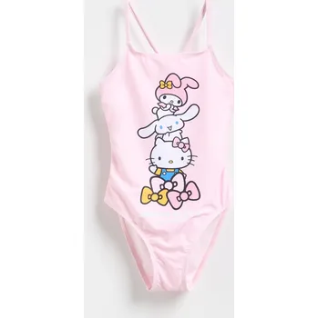 Dětská móda Reserved - Plavky Hello Kitty and Friends - růžová - 406EN-30X - 406EN-30X-U12