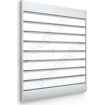 Informační tabulka Stříbrná&nbsp;dveřní tabulka&nbsp;SlimSlatz&nbsp;o velikosti&nbsp;187 x 205 mm&nbsp;s&nbsp;zásuvným systémem