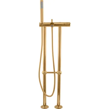 Vodovodní baterie SEINA - Vanová baterie do podlahy, Zlatá - kartáčovaná SE950.5/2ZK, RAV Slezák