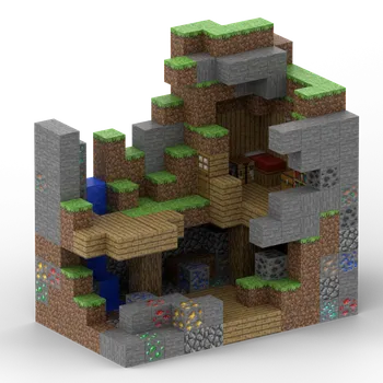 ostatní stavebnice PX Master Dům s dolem a postavičkami magnetická stavebnice