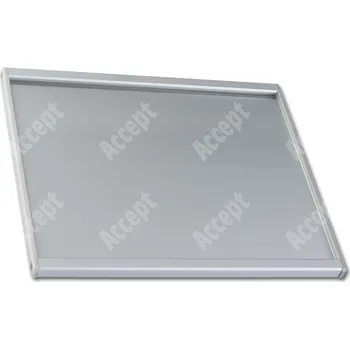 Informační tabulka Stříbrná dveřní tabulka Klassik Plus 162 o velikosti&nbsp;187 x 162 mm