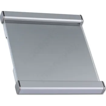 Informační tabulka Stříbrná dveřní tabulka Klassik Inox 087 o velikosti&nbsp;75 x 87 mm