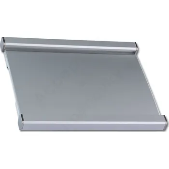 Informační tabulka Stříbrná dveřní tabulka Klassik Inox 087 o velikosti&nbsp;105 x 87 mm