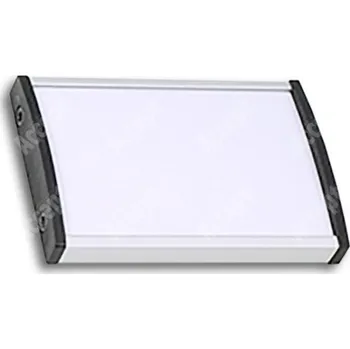 Informační tabulka Stříbrná dveřní tabulka Plato Plus 050 o velikosti&nbsp;75 x 50 mm