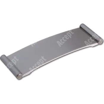 Informační tabulka Stříbrná dveřní tabulka Plato 150 o velikosti&nbsp;50 x 150 mm