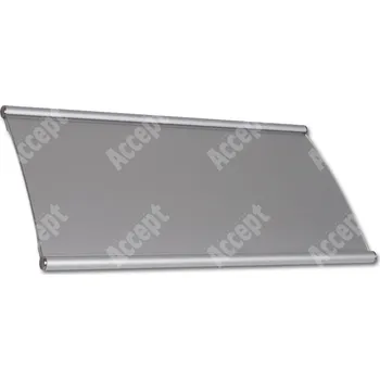 Informační tabulka Stříbrná dveřní tabulka Plato 150 o velikosti&nbsp;297 x 150 mm