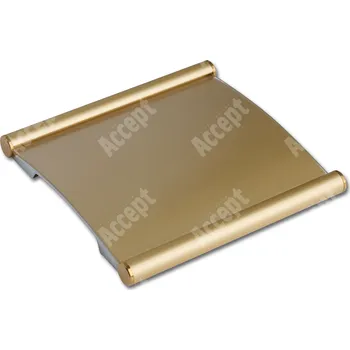 Informační tabulka Zlatá dveřní tabulka Plato 090&nbsp;o velikosti&nbsp;105 x 90 mm