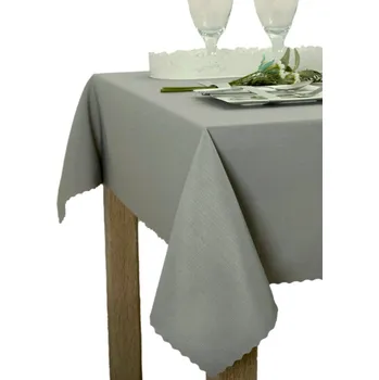 ubrus Teflonový jednobarevný ubrus - Šedý 75x75