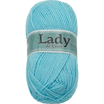 Příze Příze LADY de Luxe Modrá BX11035 - 100g / 238 m