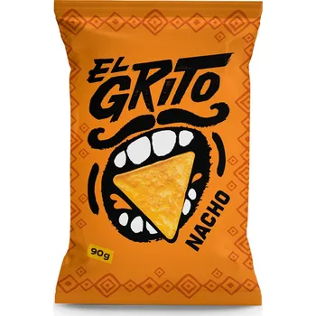 Čokoláda EL GRITO Kukuřičné tortilla chipsy s příchutí sýra 90 g