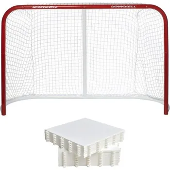 Zimní sport Winnwell 72 Heavy Duty hokejová branka + Hockey Revolution Hockey Tiles puzzle (18 ks) Heavy Duty, 72 palců + DÁREK + Doprava ZDARMA