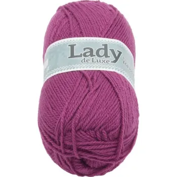 Příze LADY de Luxe Růžová,Hnědá BX6755 - 100g / 238 m