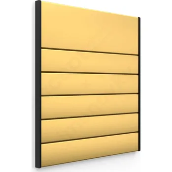 Informační tabulka Zlatá&nbsp;dveřní tabulka&nbsp;ACS&nbsp;o velikosti&nbsp;187 x 218 mm&nbsp;s&nbsp;nezásuvným systémem