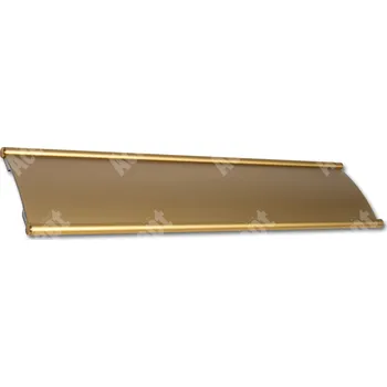 Informační tabulka Zlatá dveřní tabulka Plato 090&nbsp;o velikosti&nbsp;000 x 90 mm