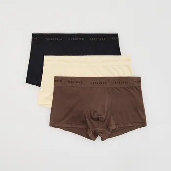Boxerky Reserved - Klasické boxerky z modalu - hnědá - 046ES-88X - 046ES-88X-XXL