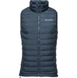 Pánská zimní vesta Columbia POWER LITE II VEST S Tmavě modrá, Stříbrná