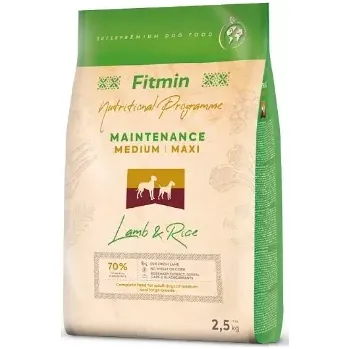 Krmivo pro psa Fitmin dog Medium/Maxi Lamb&Rice 2,5 kg (+ SLEVA PO REGISTRACI / PŘIHLÁŠENÍ ;))